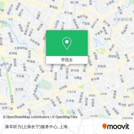 康耳听力(上海长宁)服务中心地图