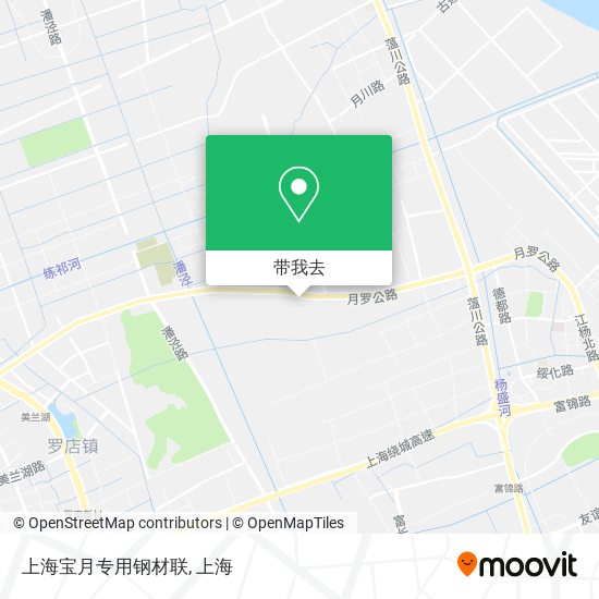 上海宝月专用钢材联地图