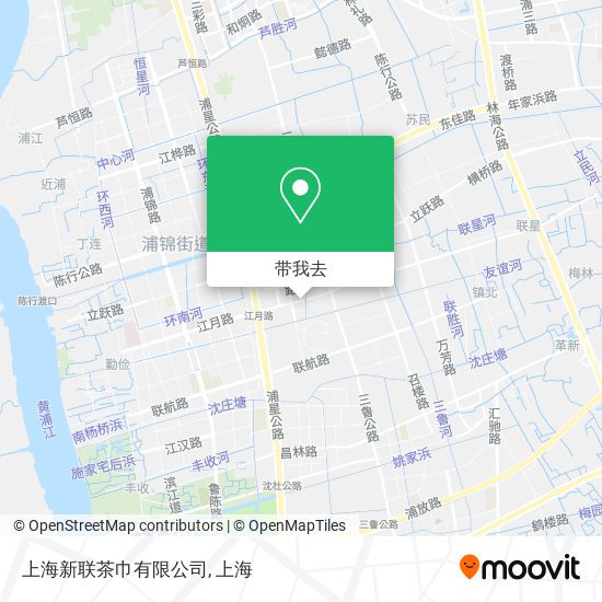 上海新联茶巾有限公司地图