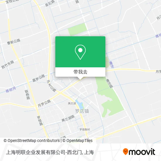 上海明联企业发展有限公司-西北门地图