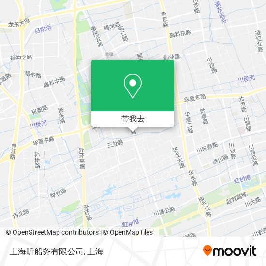 上海昕船务有限公司地图