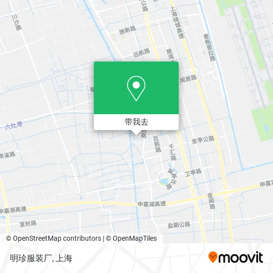 明珍服装厂地图