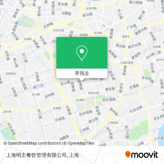 上海明主餐饮管理有限公司地图