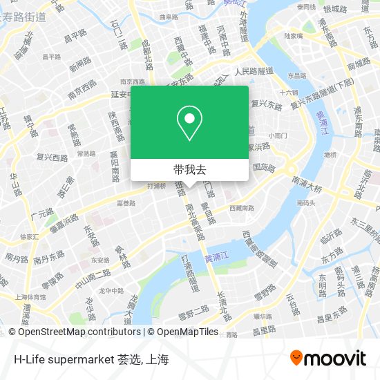H-Life supermarket 荟选地图