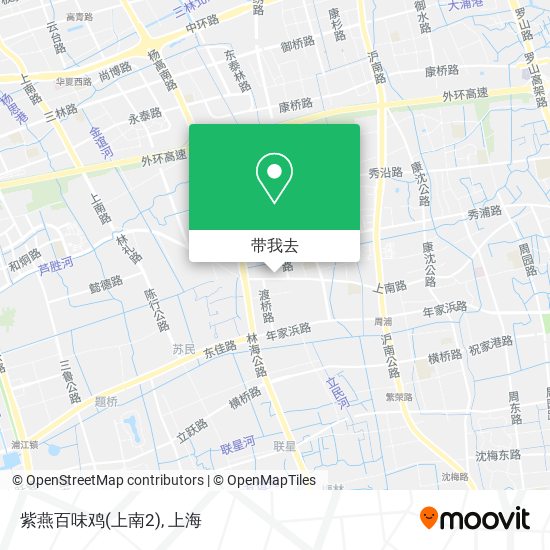 紫燕百味鸡(上南2)地图