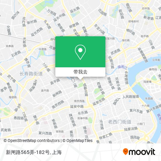 新闸路565弄-182号地图