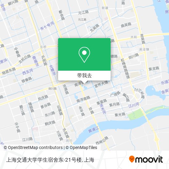 上海交通大学学生宿舍东-21号楼地图