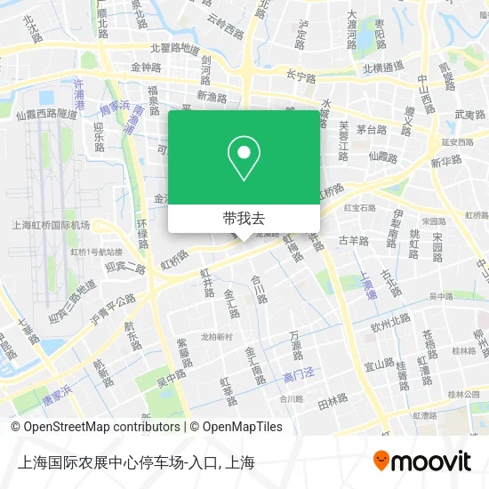 上海国际农展中心停车场-入口地图