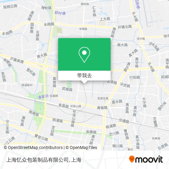 上海忆众包装制品有限公司地图