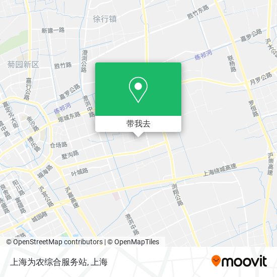 上海为农综合服务站地图