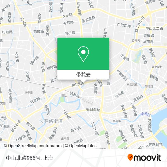 中山北路966号地图