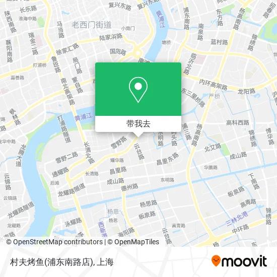 村夫烤鱼(浦东南路店)地图