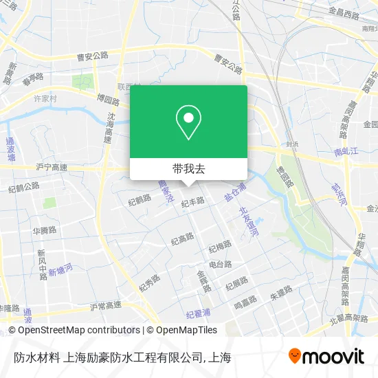 防水材料  上海励豪防水工程有限公司地图