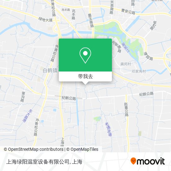 上海绿阳温室设备有限公司地图