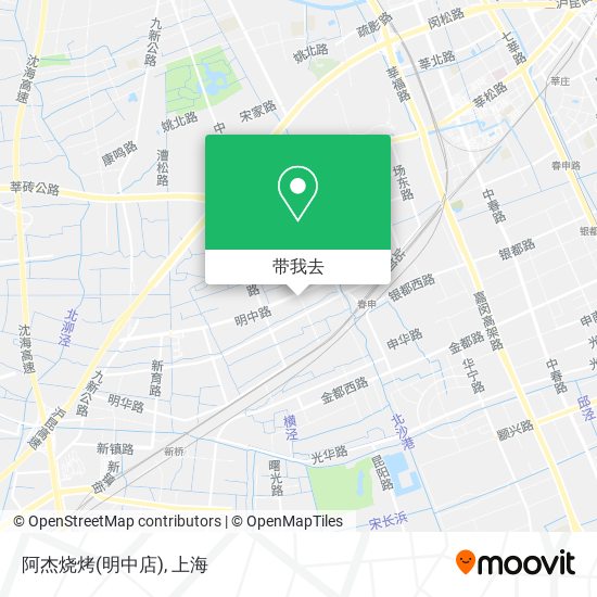 阿杰烧烤(明中店)地图