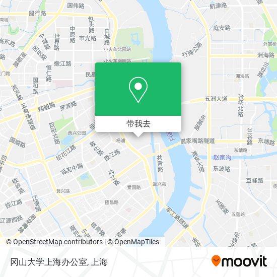 冈山大学上海办公室地图