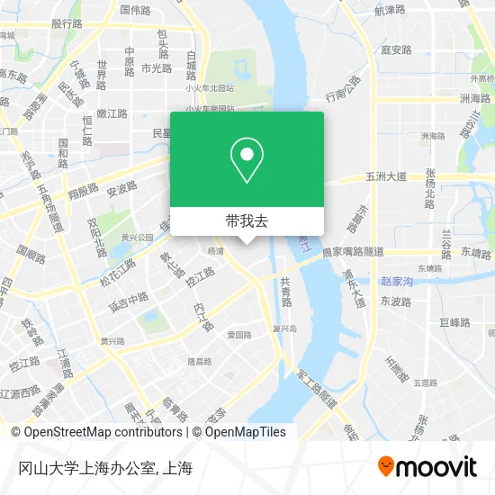 冈山大学上海办公室地图