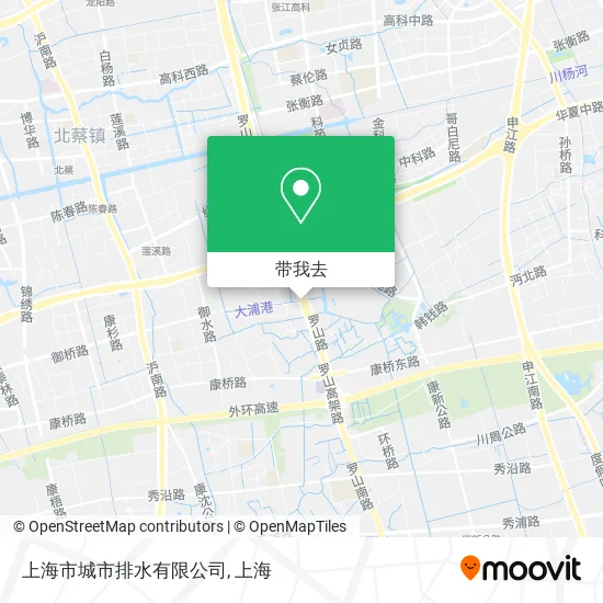 上海市城市排水有限公司地图