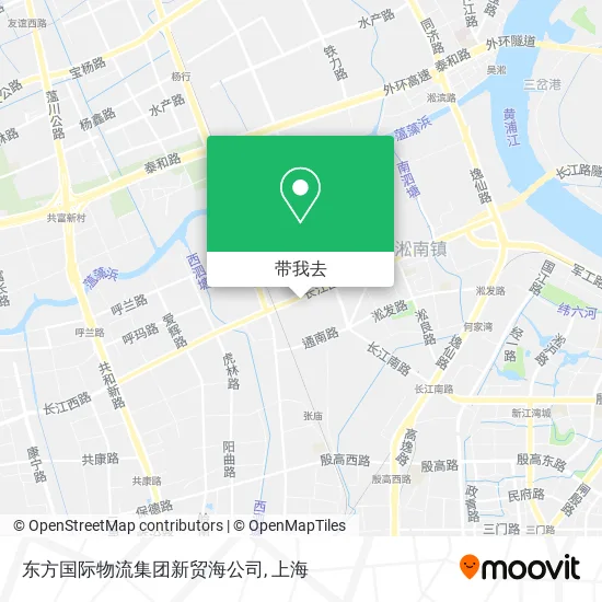 东方国际物流集团新贸海公司地图