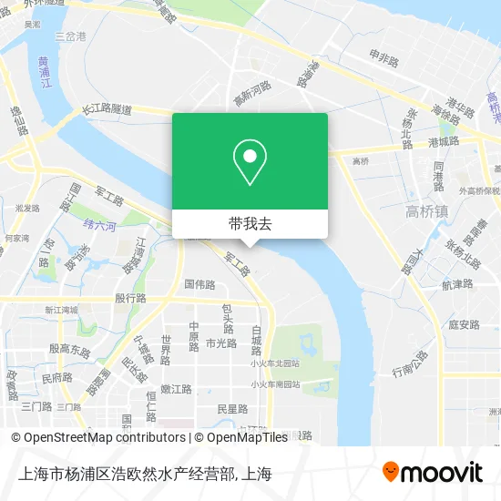 上海市杨浦区浩欧然水产经营部地图