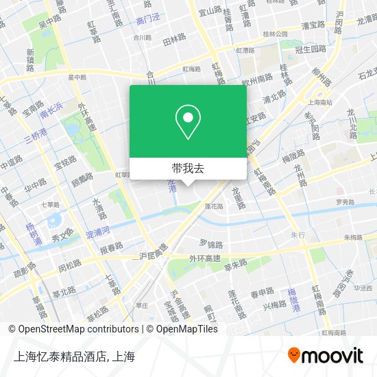 上海忆泰精品酒店地图