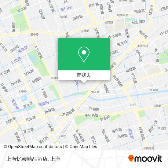上海忆泰精品酒店地图