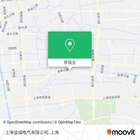 上海波成电气有限公司地图