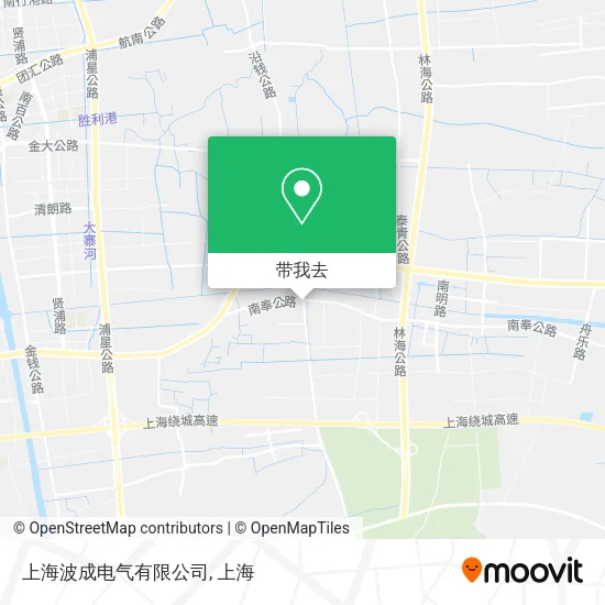 上海波成电气有限公司地图
