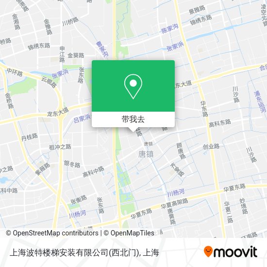 上海波特楼梯安装有限公司(西北门)地图