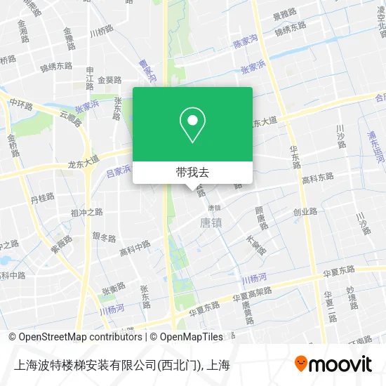 上海波特楼梯安装有限公司(西北门)地图