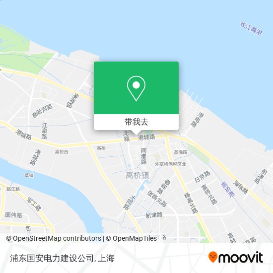 浦东国安电力建设公司地图