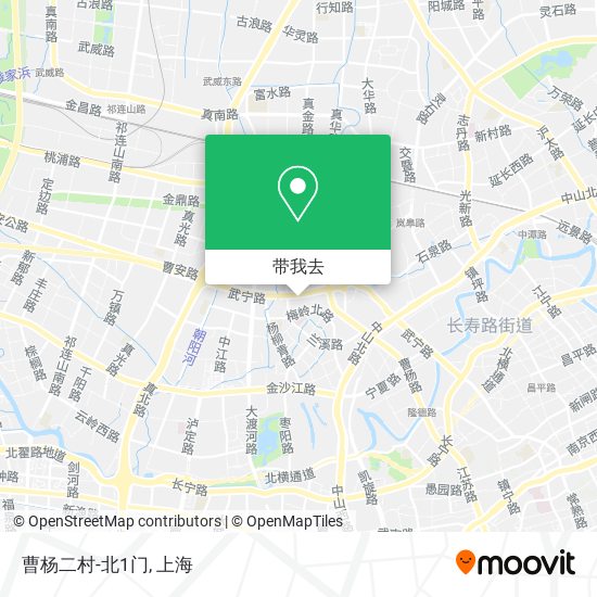 曹杨二村-北1门地图