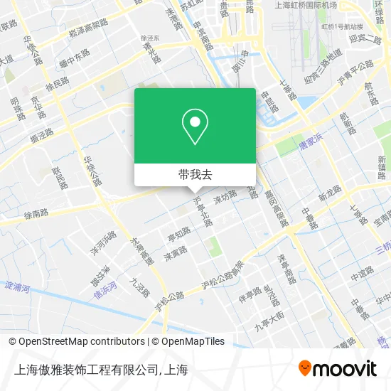 上海傲雅装饰工程有限公司地图
