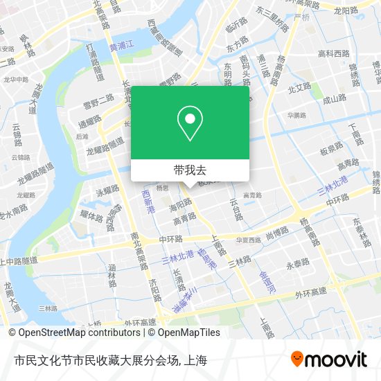 市民文化节市民收藏大展分会场地图