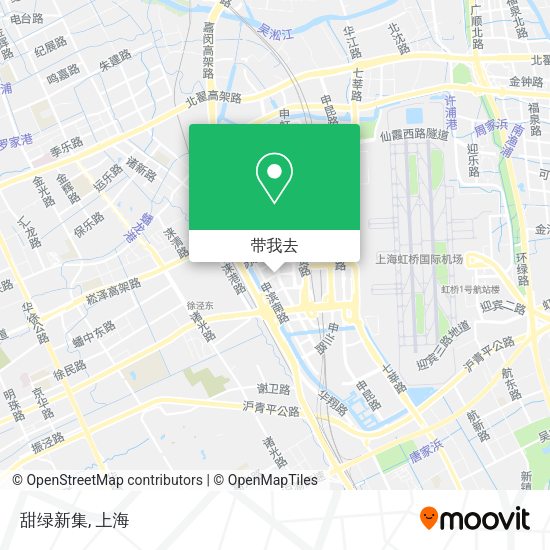 甜绿新集地图