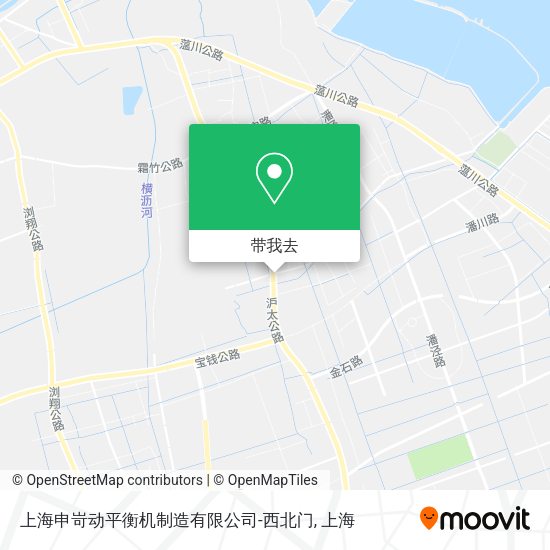 上海申岢动平衡机制造有限公司-西北门地图