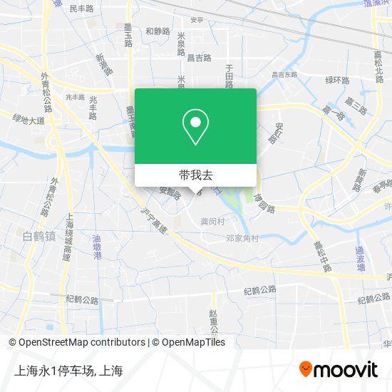 上海永1停车场地图