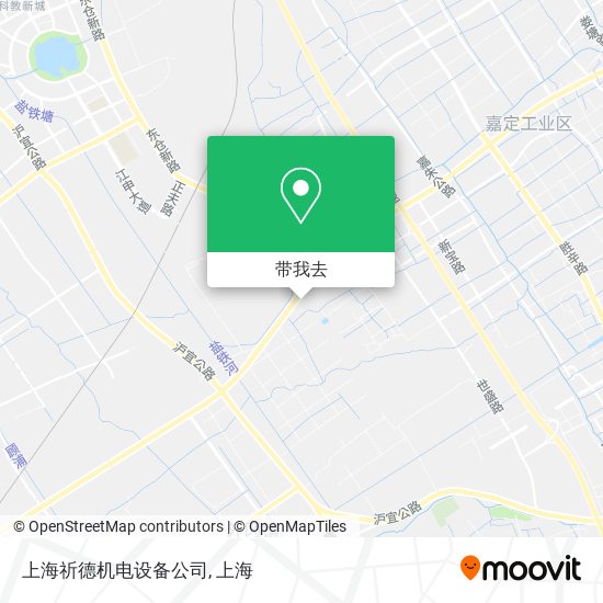 上海祈德机电设备公司地图