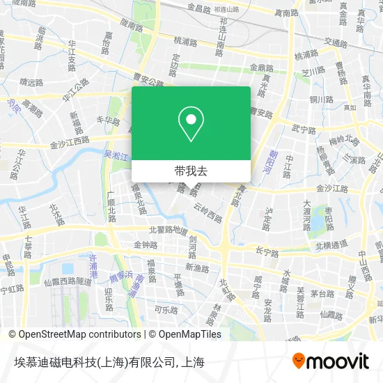 埃慕迪磁电科技(上海)有限公司地图