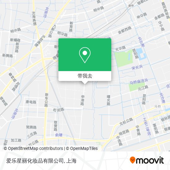 爱乐星丽化妆品有限公司地图