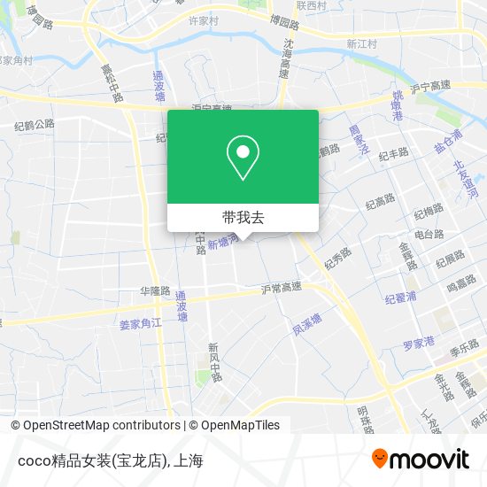 coco精品女装(宝龙店)地图