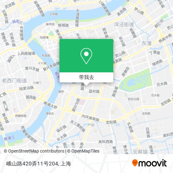 峨山路420弄11号204地图