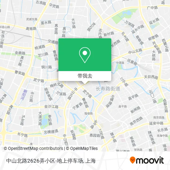 中山北路2626弄小区-地上停车场地图