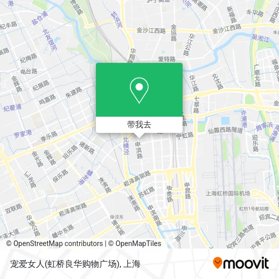 宠爱女人(虹桥良华购物广场)地图