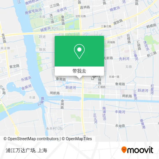 浦江万达广场地图