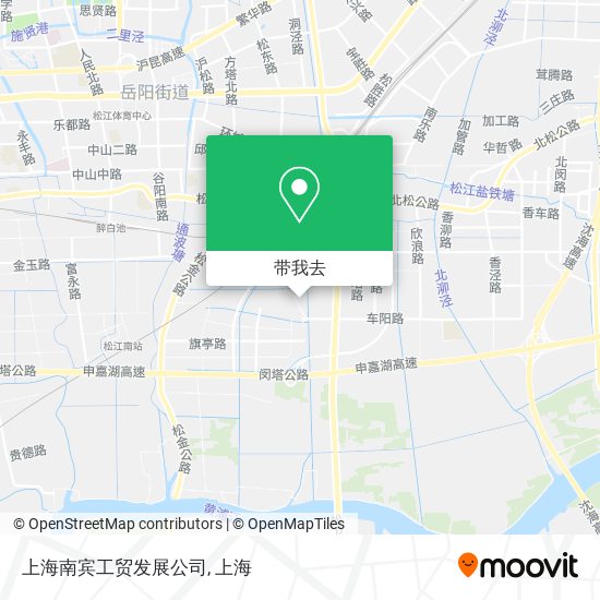 上海南宾工贸发展公司地图