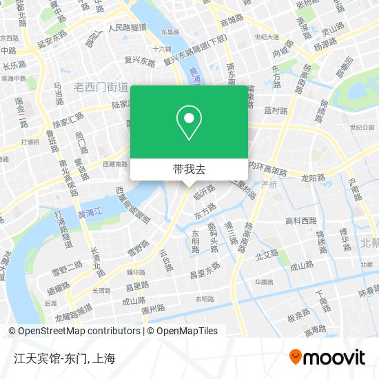 江天宾馆-东门地图