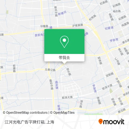 江河光电广告字牌灯箱地图