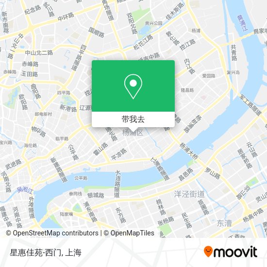 星惠佳苑-西门地图