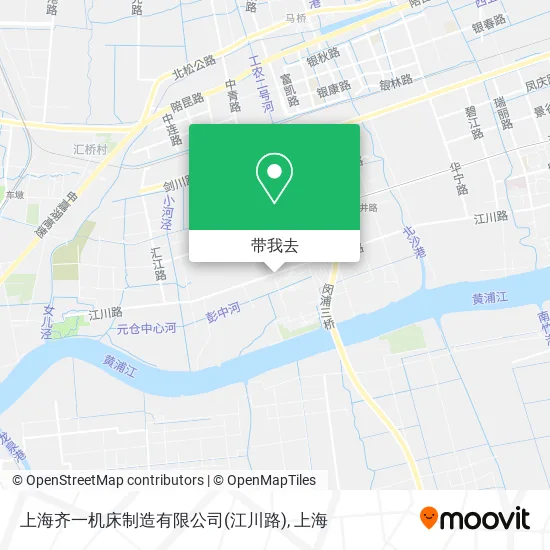 上海齐一机床制造有限公司(江川路)地图